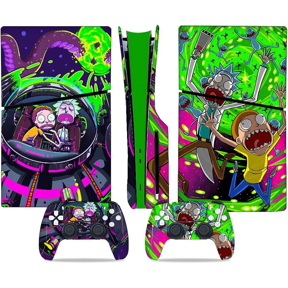 PS5 Slim Disc Edition Skin - Slim Disc Console and Controller Accessories Cover Skins Bộ điều khiển 