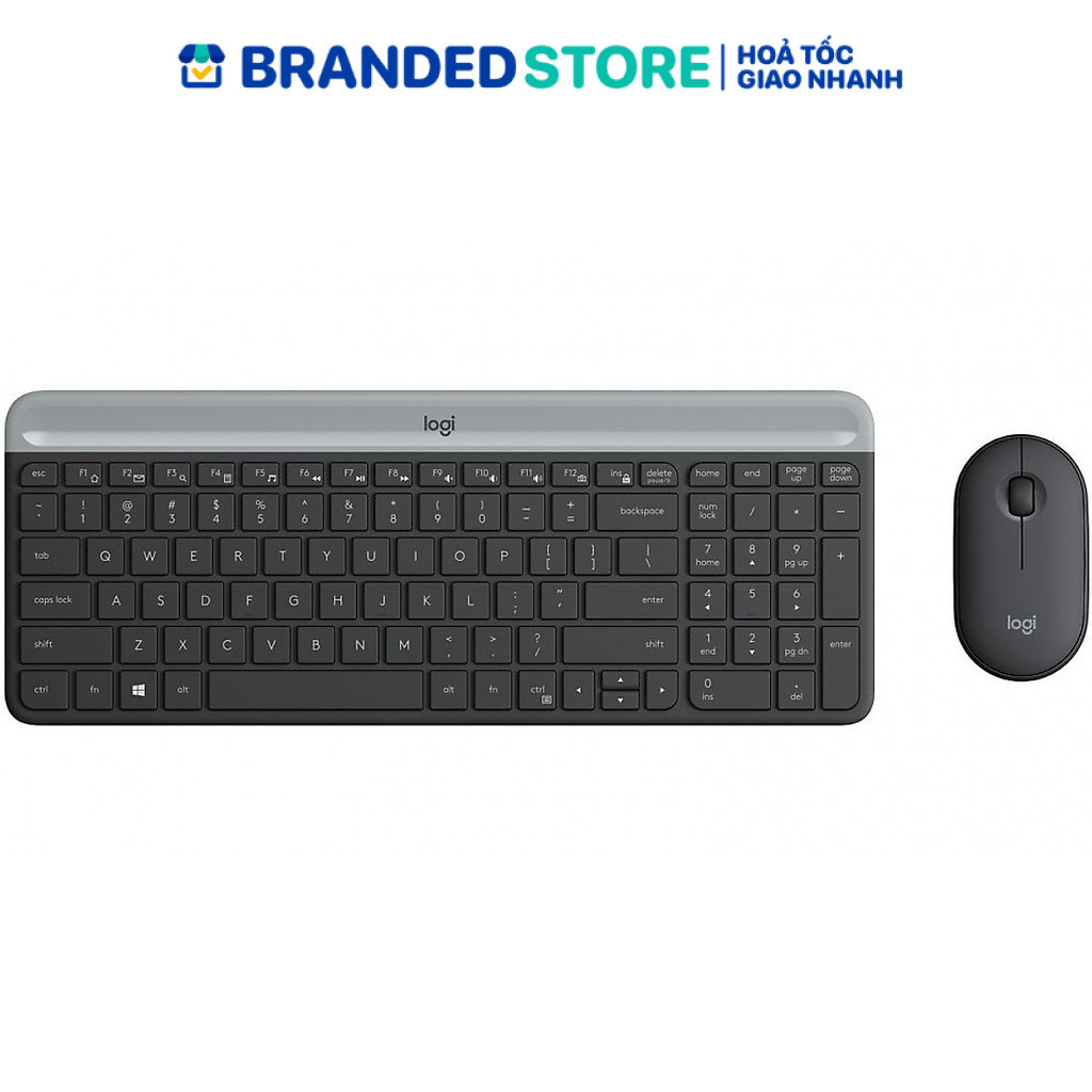 Bộ phím chuột không dây logitech MK470 Slim