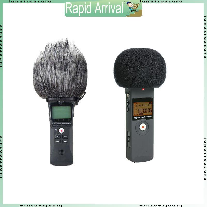 Lun Ứng dụng rộng rãi Vỏ Mic xốp Furry cho phụ tùng Mic ghi âm Zoom H1