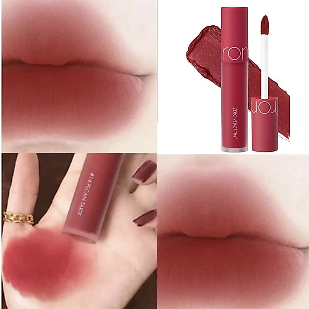 Son Zero Velvet Tint #14 Pecan Tarte - Đỏ Hồng Đất