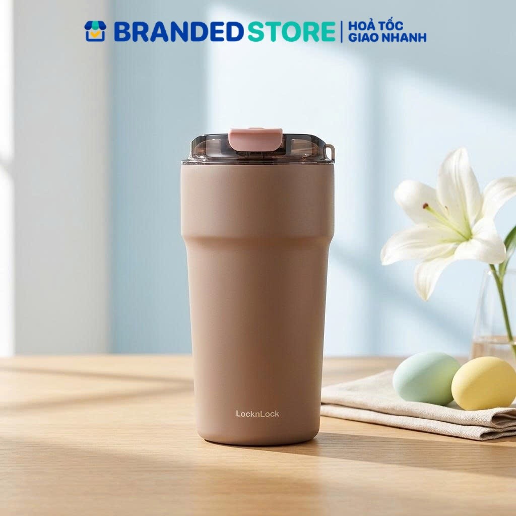 Bình giữ nhiệt Metro Cafe Tumbler LocknLock LHC4357 - Dung tích 500ml - Phủ sứ