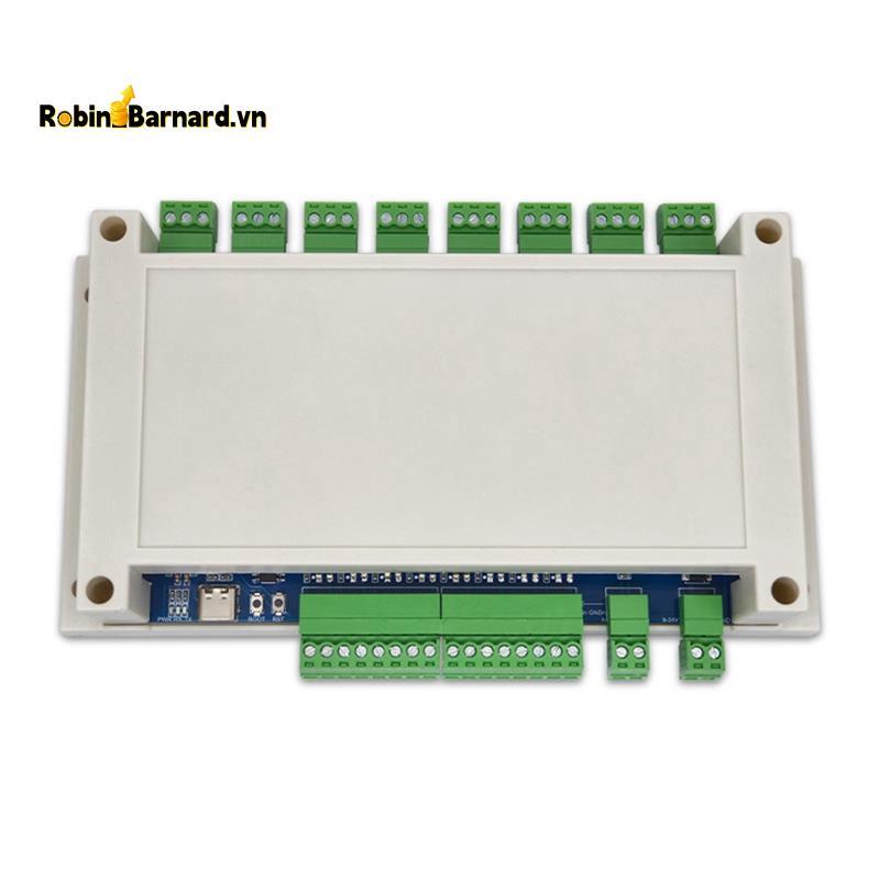 RS485 Modbus 8 Kênh Relay Module Có Ốp Lưng 9-24V TYPE-C WIFI Bluetooth Hỗ Trợ Modbus