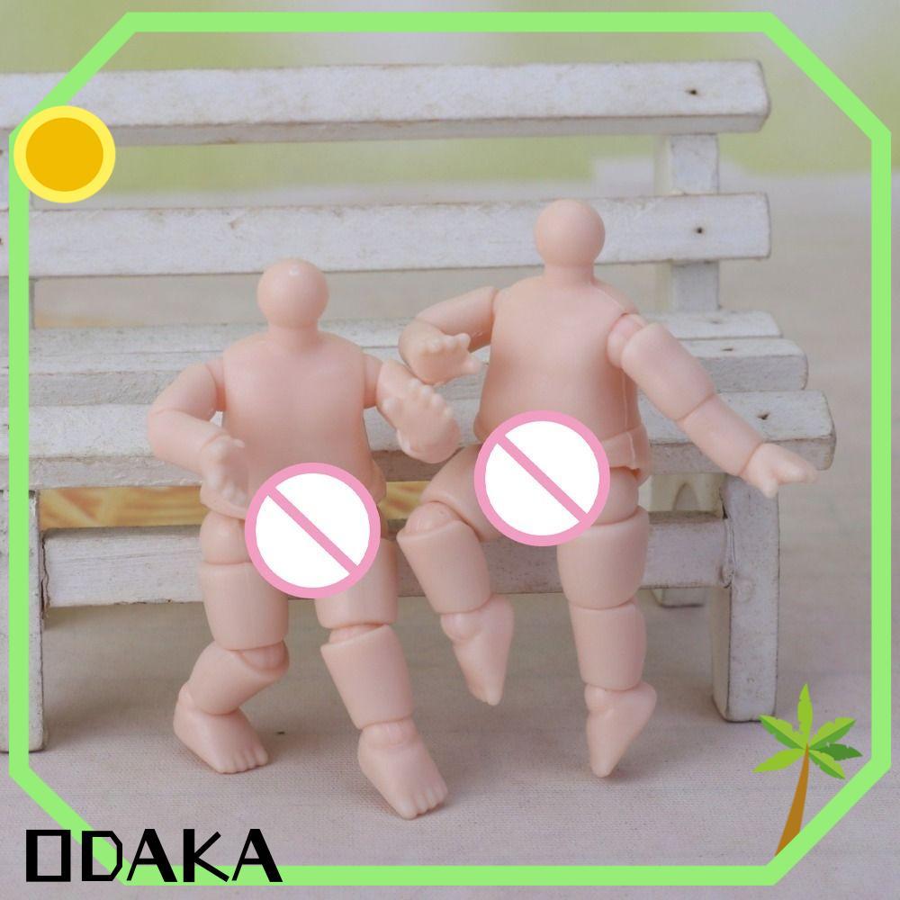 ODAKA Cơ Thể Búp Bê, Nhiều Khớp Hình Búp Bê Cao 6,3 cm, Búp Bê Anime PVC Bền BJD Thân Búp Bê Cho Búp