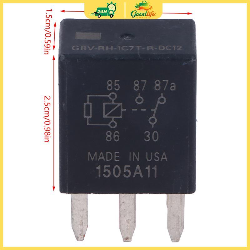 G8V-RH-1C7T-R-DC12 tiếp sức ô tô g8vrh1c7trdc12 12V spdt 35A 12VDC 5 chân