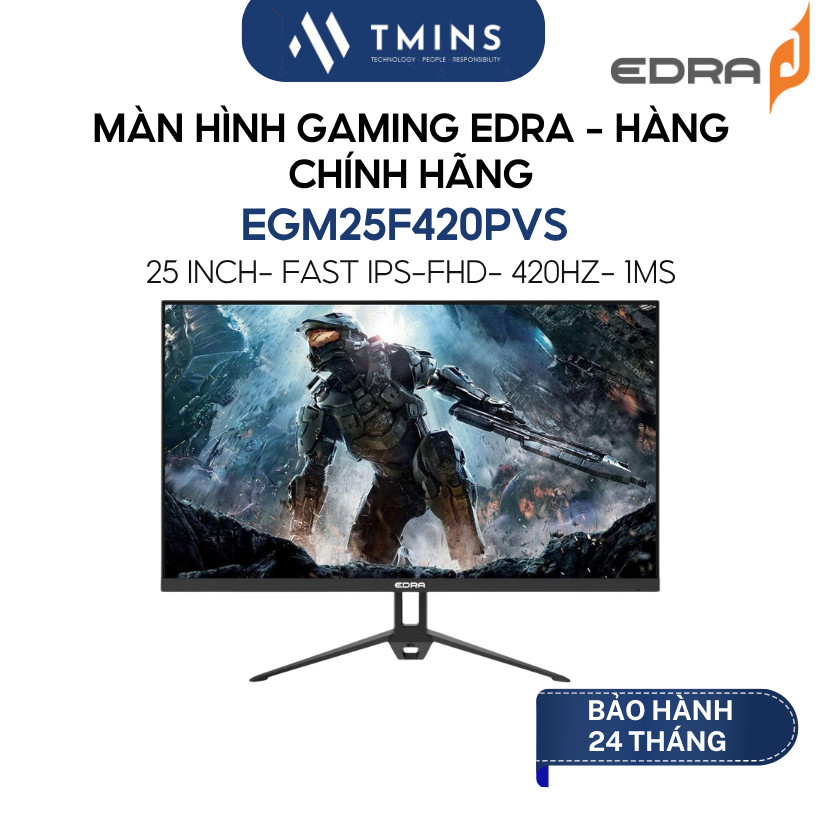 Màn hình Gaming EDRA EGM25F420PVS (25 inch/ FullHD/ FAST IPS/ 1ms/ 420hz) - Hàng chính hãng