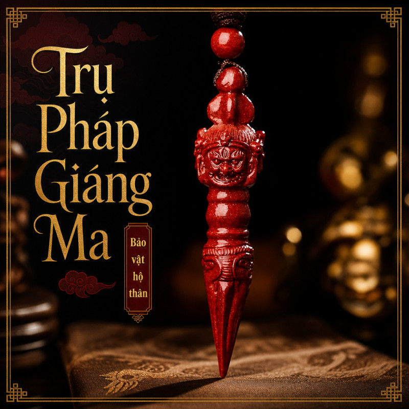 Vòng cổ  Mặt dây chuyền Cinnabar  Demon Pestle Diamond Pestle Pestle