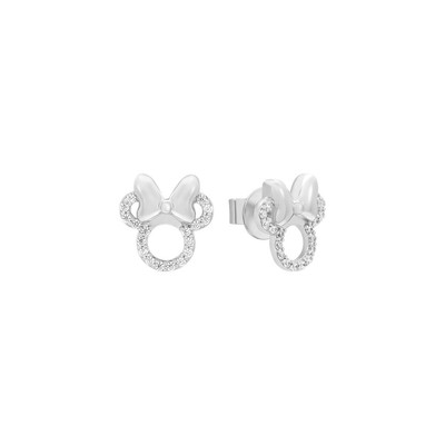 Bông tai Bạc đính đá Disney|PNJ XM00W000119