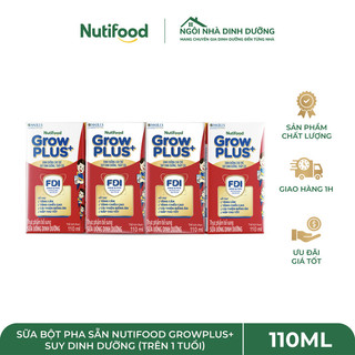 Thùng 48 Hộp Nutifood GrowPLUS+ Suy Dinh Dưỡng Trên 1 Tuổi 110ml