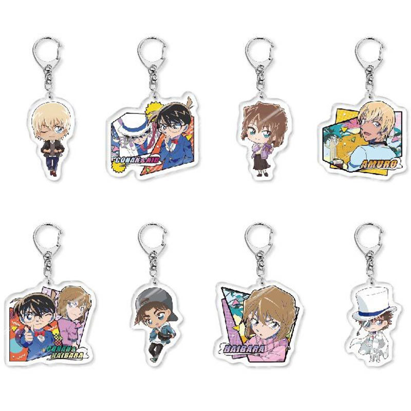 2026 Thám Tử Lừng Danh Conan Shinichi Kudo Shinichi Koran Mori Kogoro Hàng Hóa Anime Acrylic Móc Khó