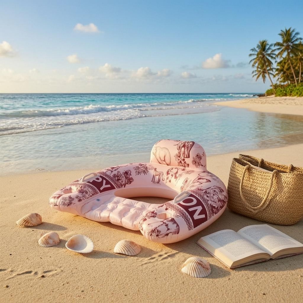 Phòng chờ bơm hơi Lounger Lớn lên Tựa lưng Bể bơi Lounger Recliner Lounger Tay cầm bên Bể bơi Reclin