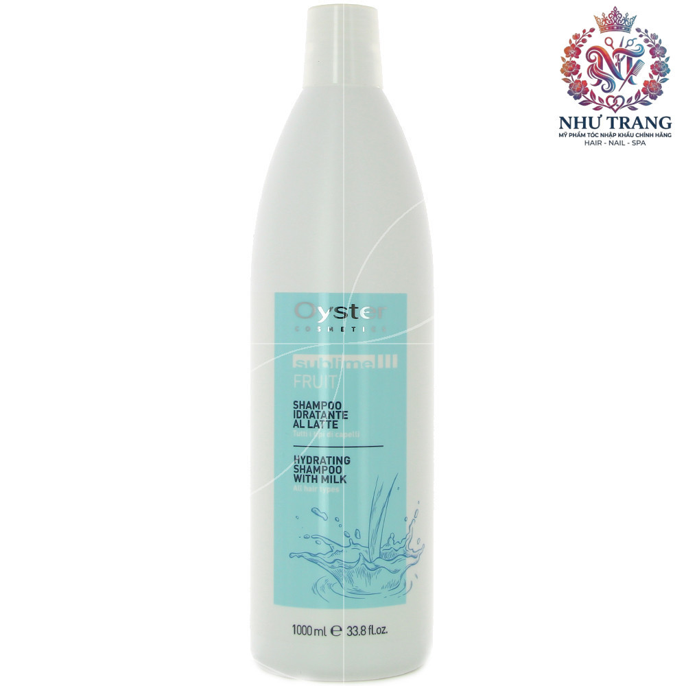 Dầu gội cấp ẩm cho tóc Oyster Sublime Fruit Hydrating Shampoo With Milk 1000ml .NT