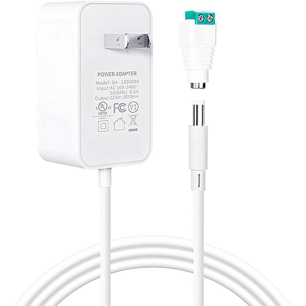 Bộ nguồn 12v 3A UL Máy biến áp chiếu sáng được liệt kê 12 Volt 3 Amp Bộ chuyển đổi nguồn cho đèn LED
