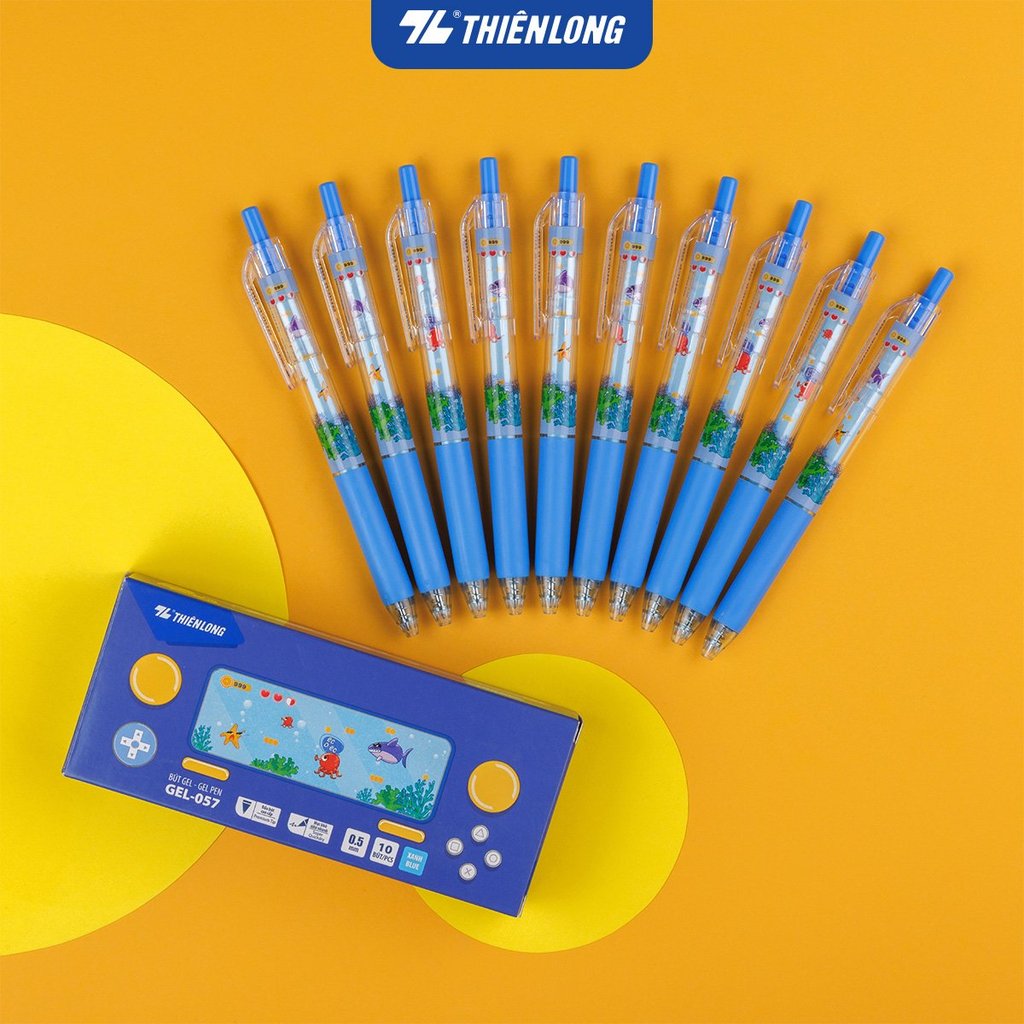 Combo 5/10/20 Bút gel Quick Dry Thiên Long GEL-057 - Mực khô siêu nhanh