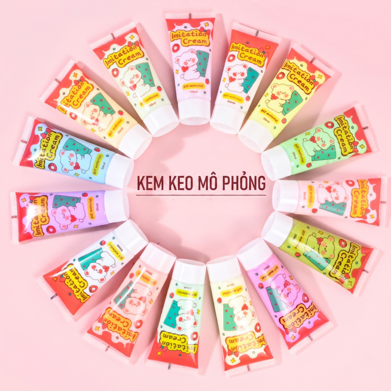 Kem Glue Gog Card Hairpin Phụ kiện nhựa, Handmade DIY Điện thoại Case, Khung ảnh