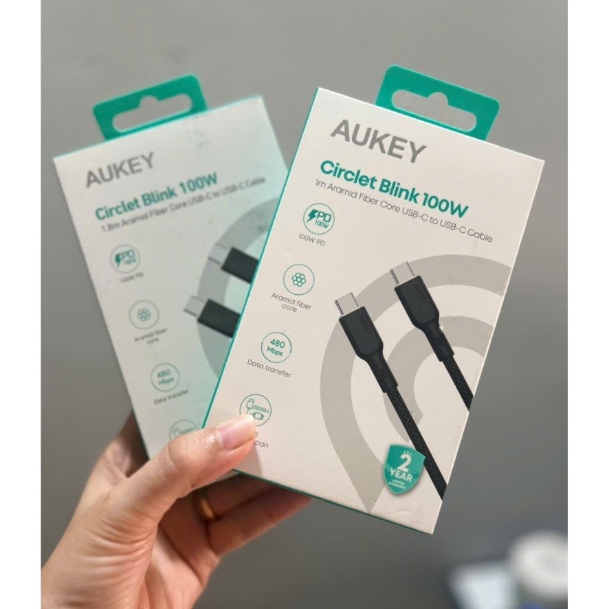 CÁP SẠC AUKEY CHÍNH HÃNG – BỀN BỈ, SẠC NHANH PD🔥