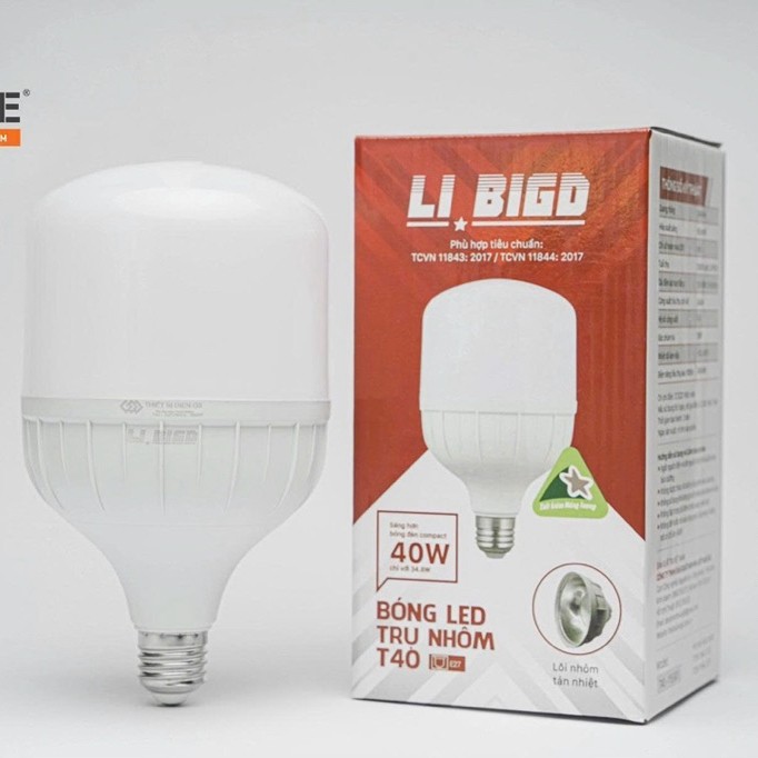 Bóng đèn G8 Home- Bóng Led trụ nhôm T40 (LI BIGD)