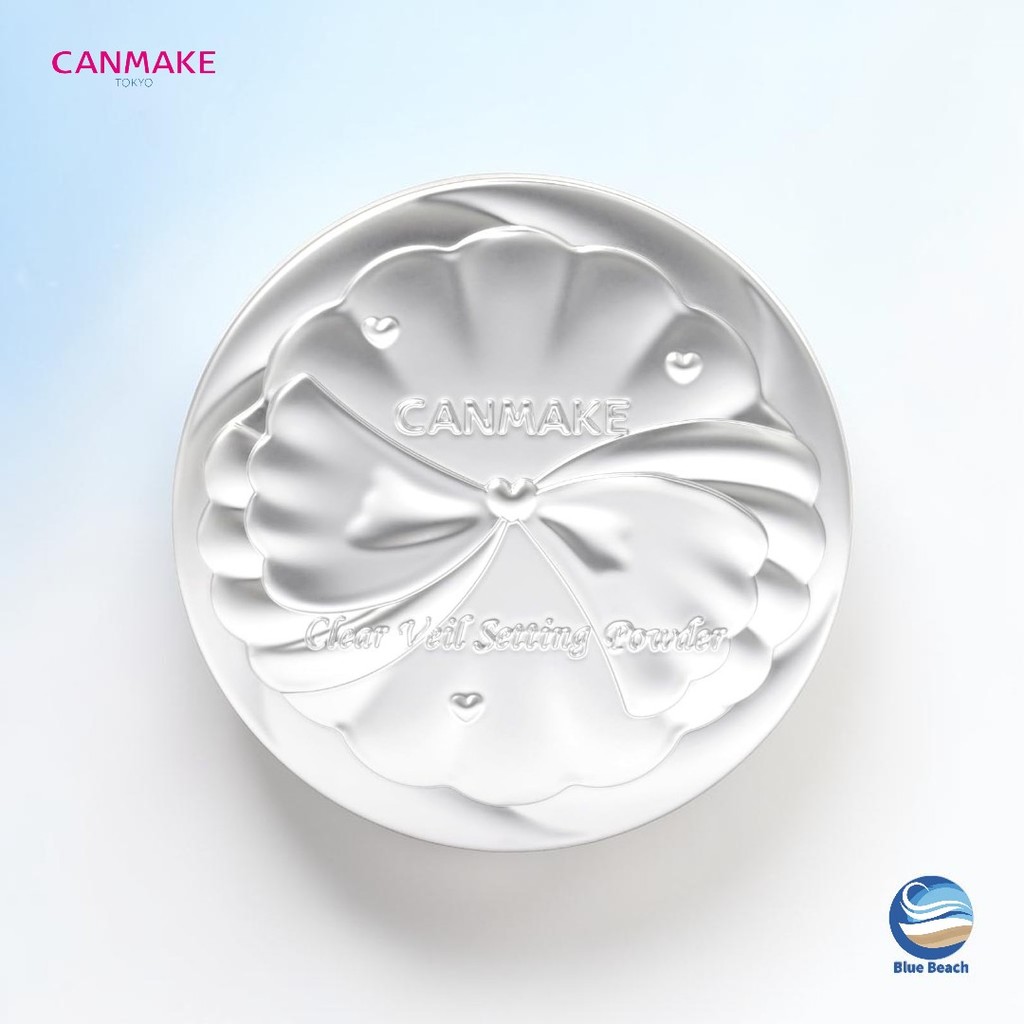 CANMAKE Clear Veil Setting Powder 01 Mystic Clear/6.2g/Squalane+Niacinamide+HA/Nhat Ban