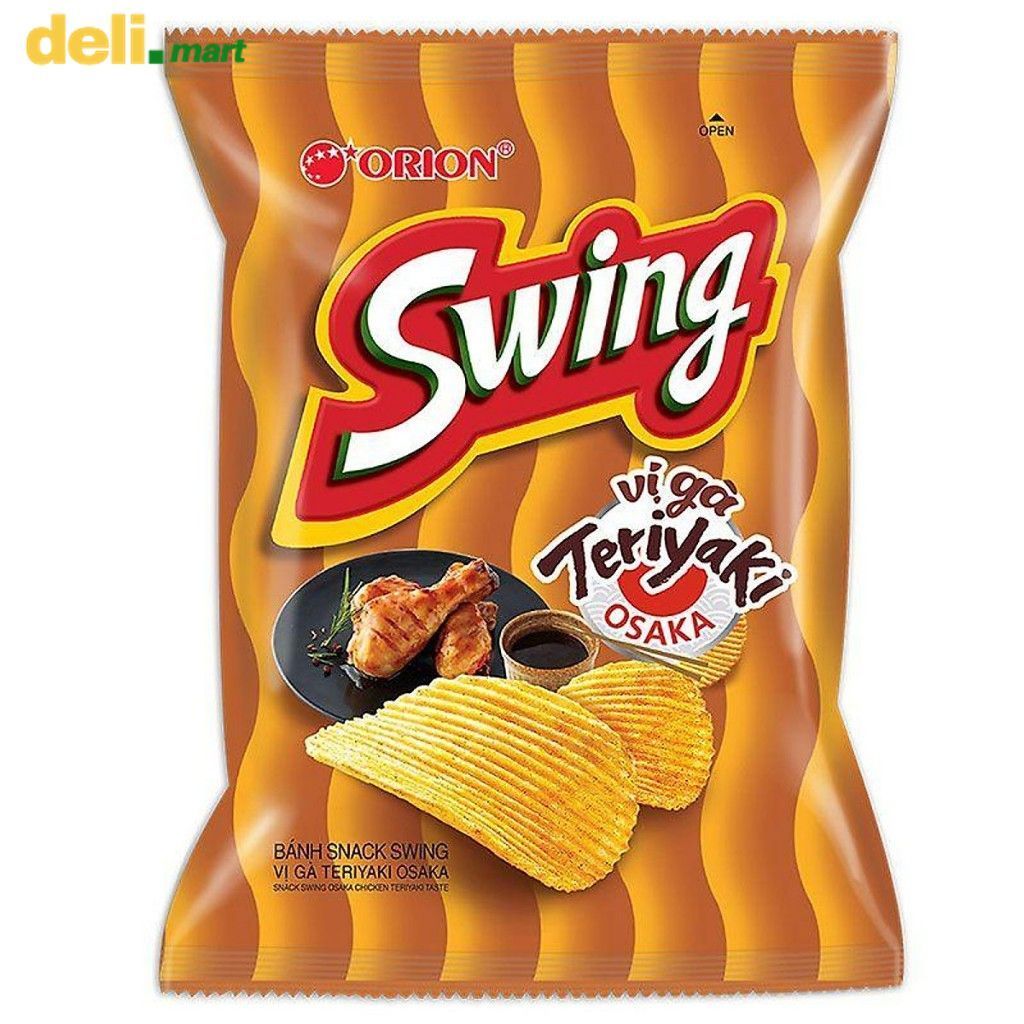 Bánh Snack Swing vị GÀ Teriyaki Osaka gói 55gr