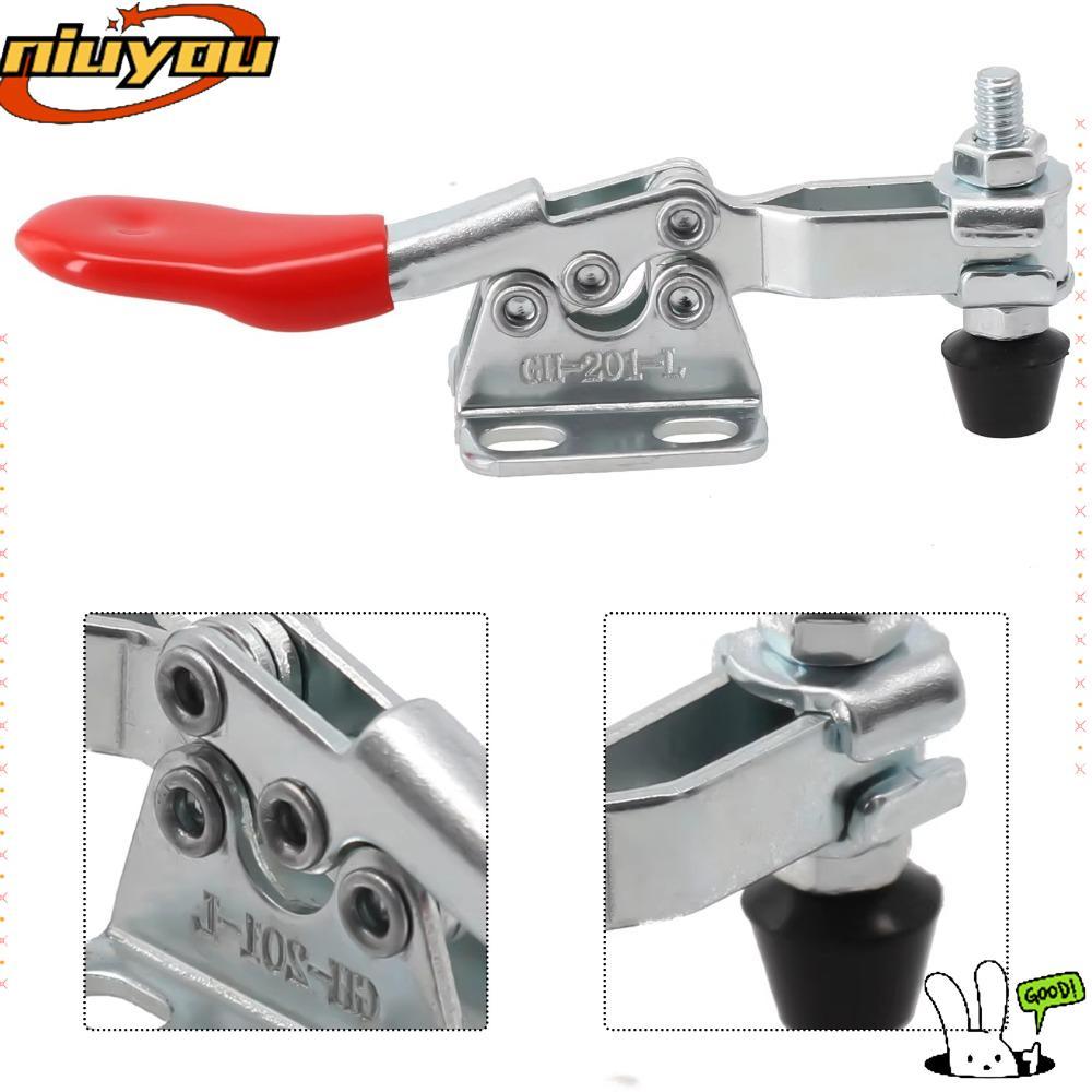 Kẹp chuyển đổi NIUYOU, Dụng cụ cầm tay Kẹp cố định hàn ngang, Kéo đẩy GH201-B Hình chữ U Kẹp ngang k