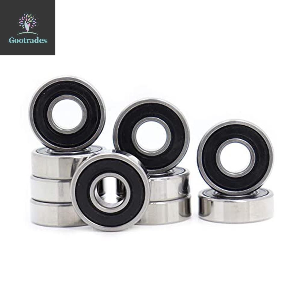 Vòng bi xe đạp GOOTARDES 6000RS Rãnh sâu 10X26X8mm Cao su đôi niêm phong Vòng bi thu nhỏ 6000-2RS
