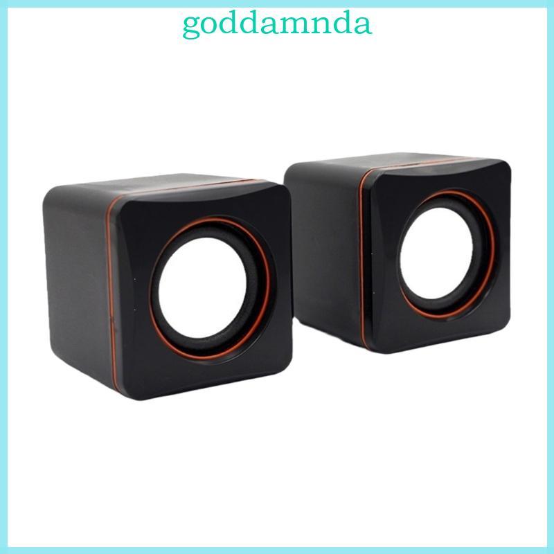 GODD Loa Máy Tính Nhỏ Laptop Máy Tính Để Bàn Mini USB Dây Tại Nhà Loa Văn Phòng Thay Thế Cho Máy Tín