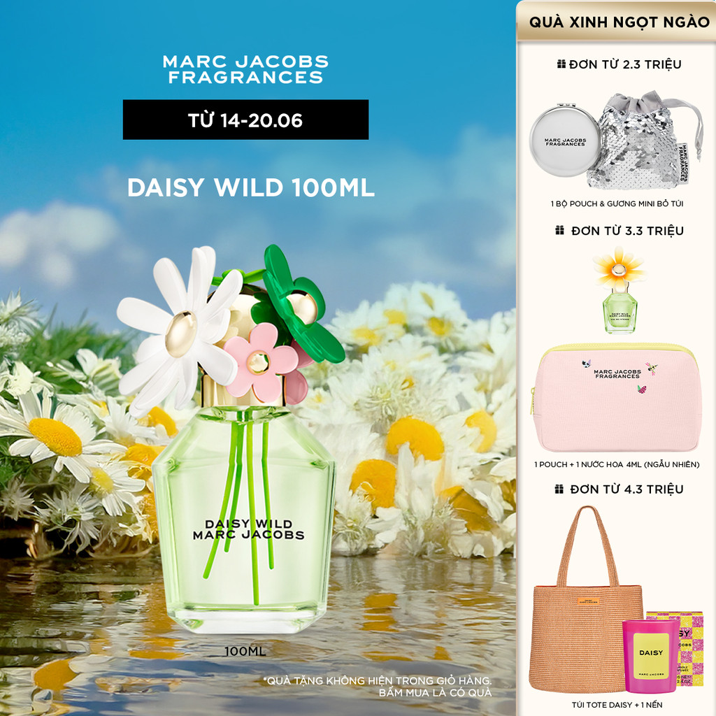Nước hoa Nữ Marc Jacobs DAISY Wild EDP 100ml Refillable