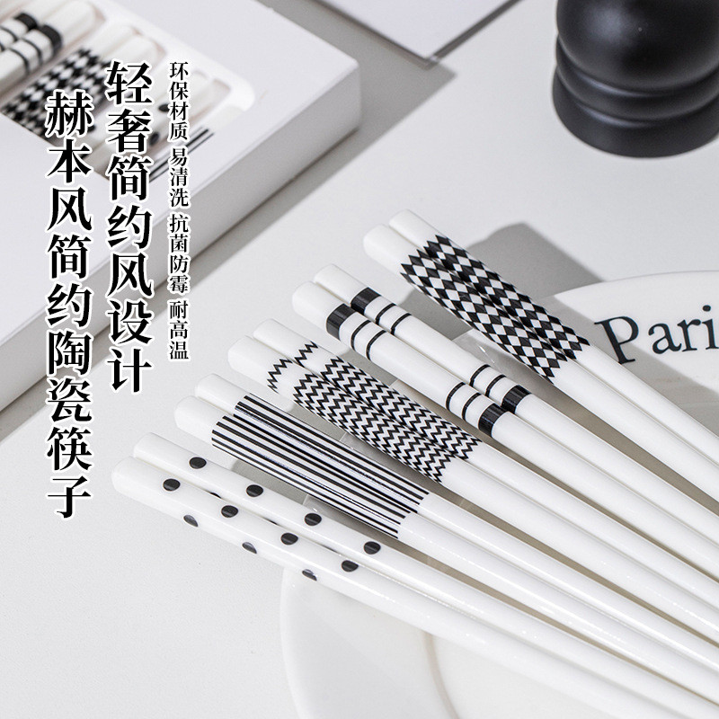 Đũa Gốm Gia Đình Bộ Cao Cấp Bộ Đồ Ăn Giá Trị Cao Cấp Chịu Nhiệt Độ Cao