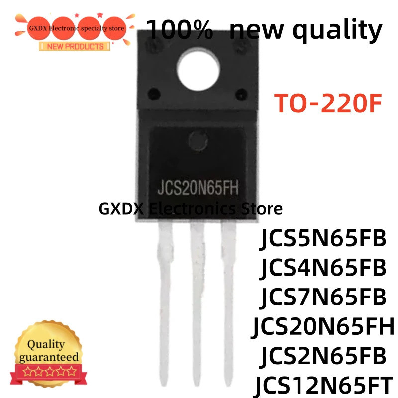5 Chiếc JCS2N65FB JCS4N65FB JCS20N65FH TO220 JCS7N65FB JCS12N65FT JCS5N65FB TO-220F Hiệu Ứng Trường 