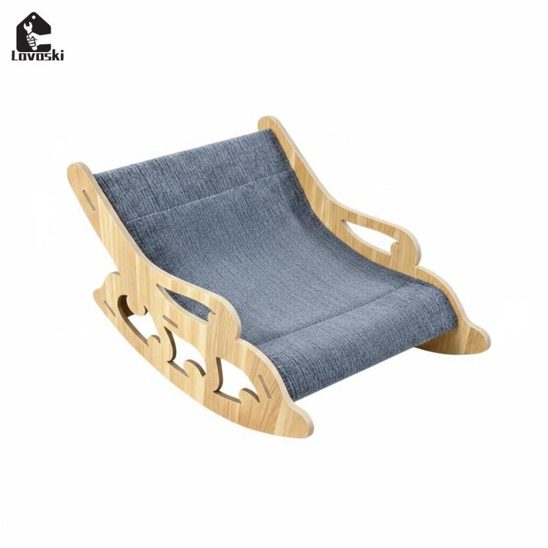 Mèo Scratch Lounger Dệt Mèo Rocking Lounger Slope Resting Surface Đồ nội thất động vật