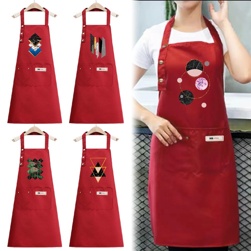Gardening/Cooking Apron with Pocket for Home/Work, Waterproof and Oil-resistant, Fashionable Product