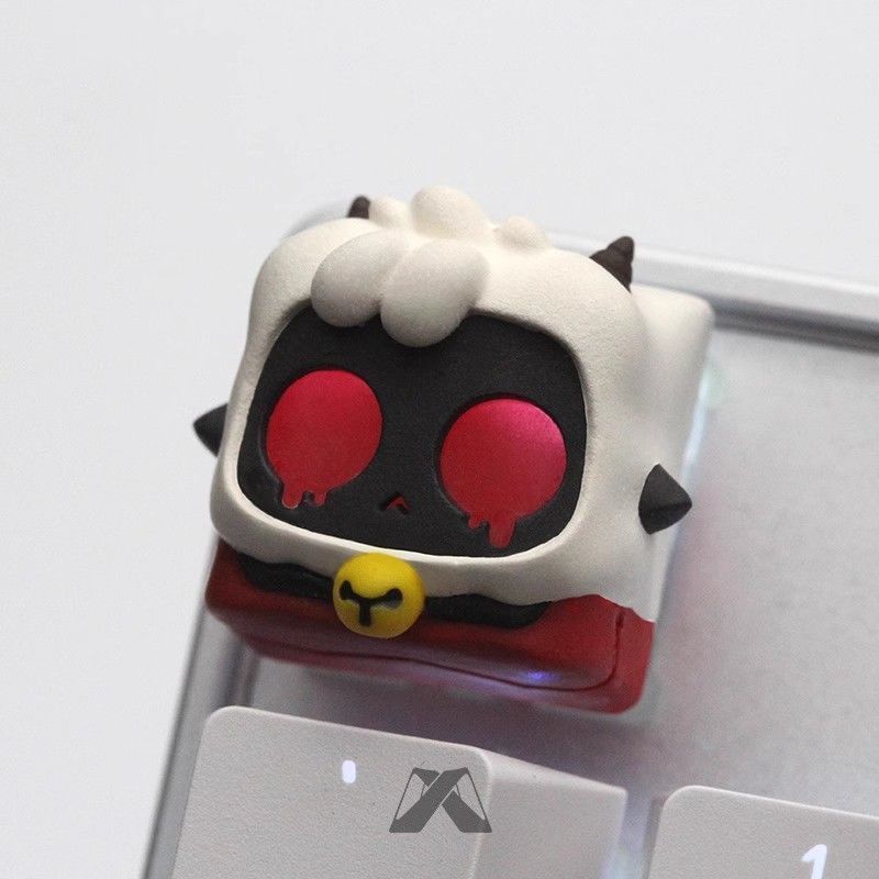 Hàng sẵn có Baa Baa Apocalypse Baa Baa Leader Resin Keycap Creative DIY Món quà đơn đa năng Bàn phím