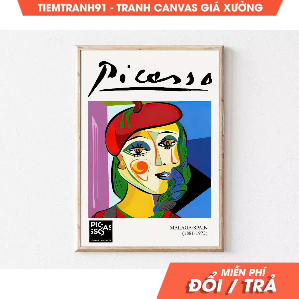 Tranh treo tường, Picasso, Large Art, Eclectic Wall Art, Maximalist Decor, Funky Home Decor, Apartme
