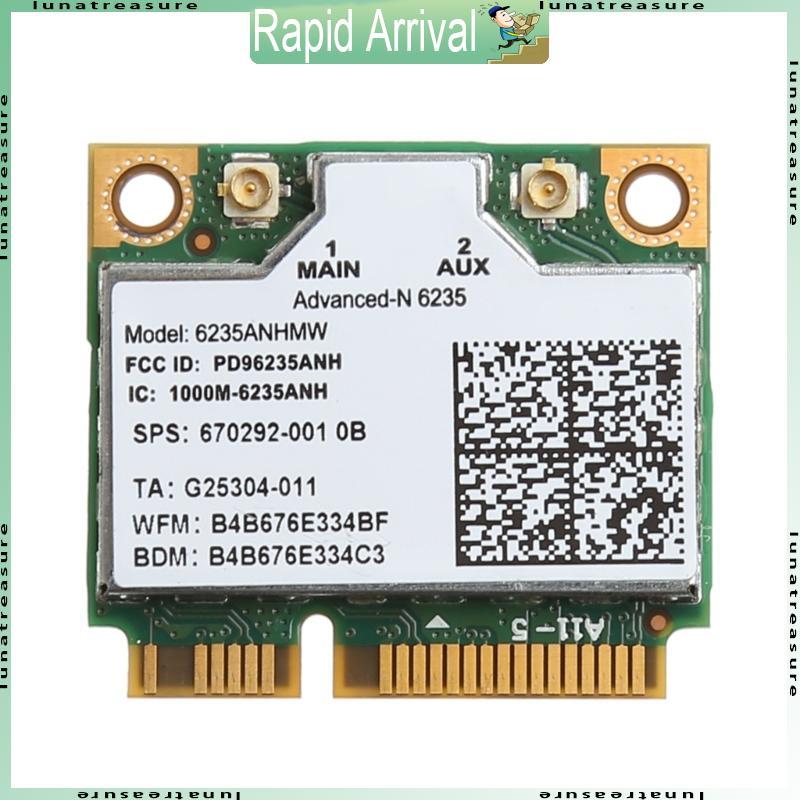 Lun Dual Band 6235ANHMW Half Mini Pci-e Wifi WLAN Card cho Centrino