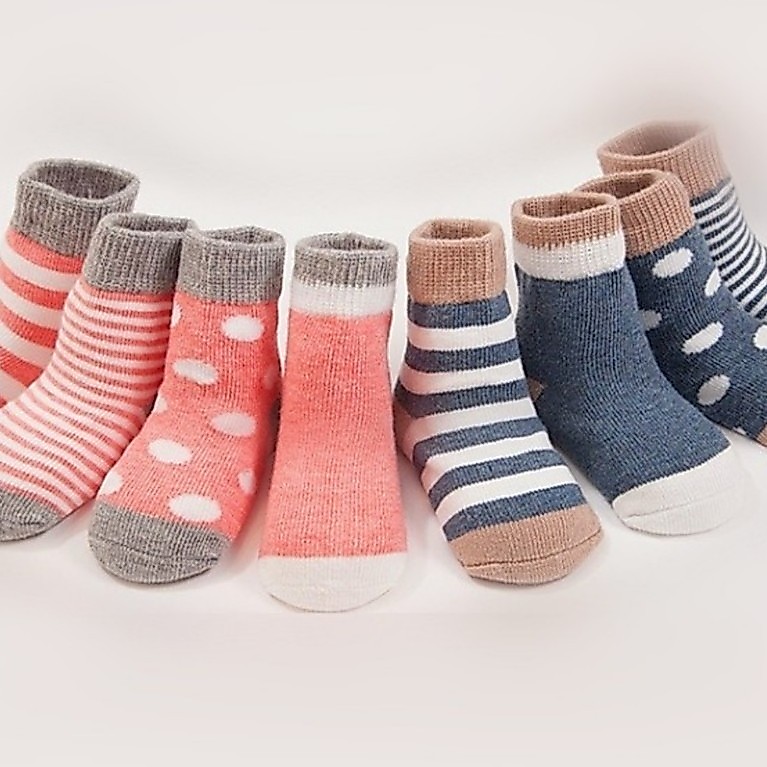 Nam Nữ Bé 0-6-9-12 Tháng Tất Bé Tất Trẻ Em Tất Cho Bé 0-2 Tuổi Tất Cotton