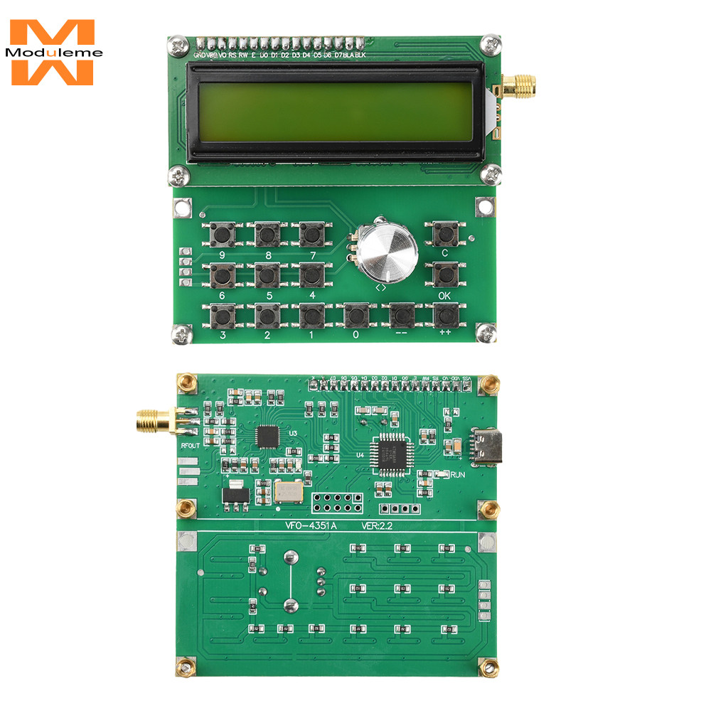 DC4.5V-5.5V 35 MHz-4400 MHz Bộ tạo tín hiệu RF ADF4351 Mô-đun nguồn tín hiệu Loại C