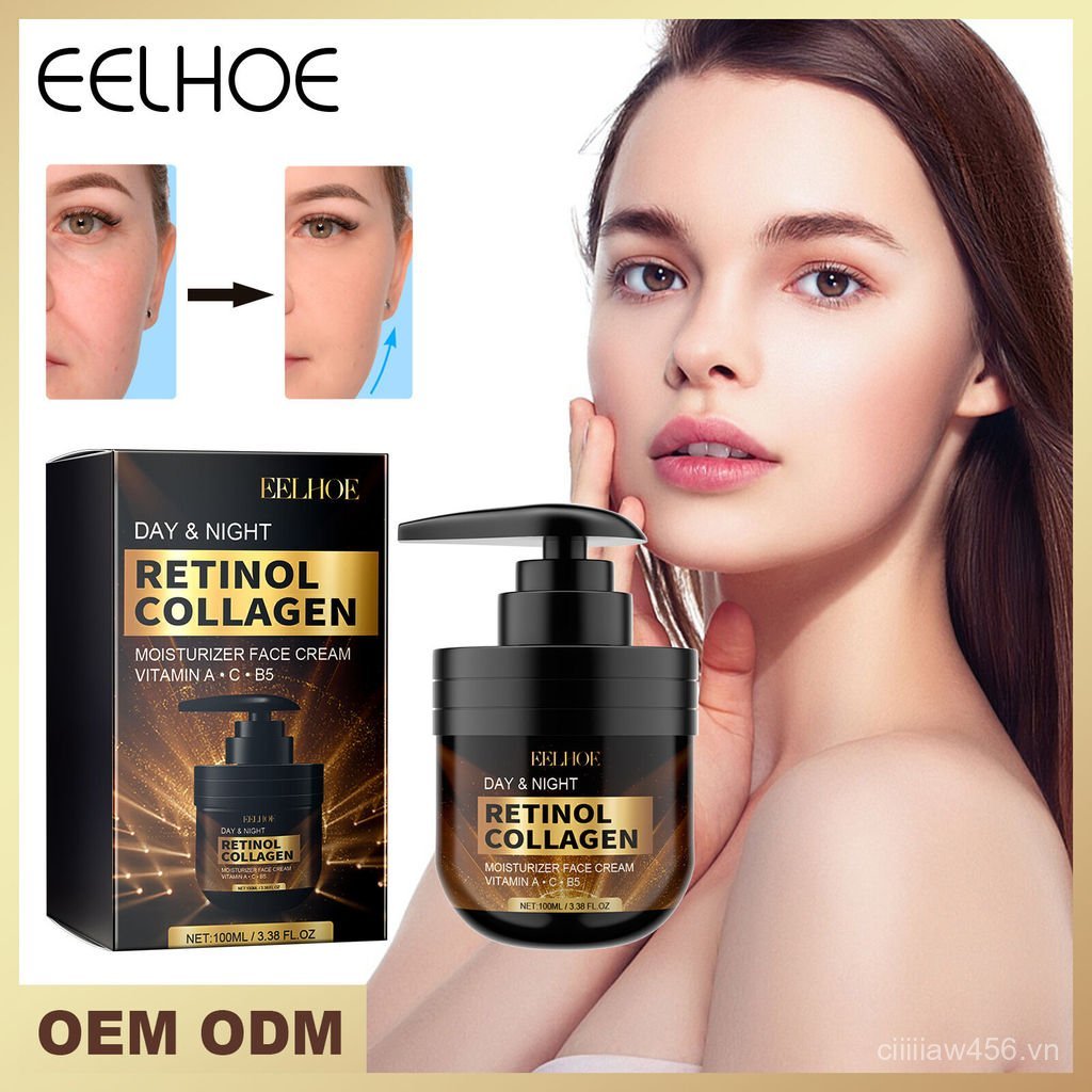 EELHOE Retinol Chống Lão Hóa Kem Dưỡng Da Collagen Hyaluronic Acid Dưỡng Ẩm Da Loại Bỏ Nếp Nhăn Chăm