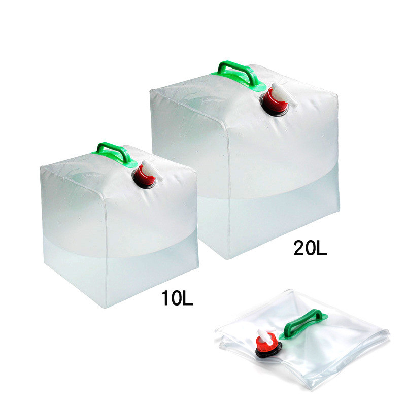 New Product~20L Car-mounted foldable water bag PVC Square outdoor emergency disaster relief survival