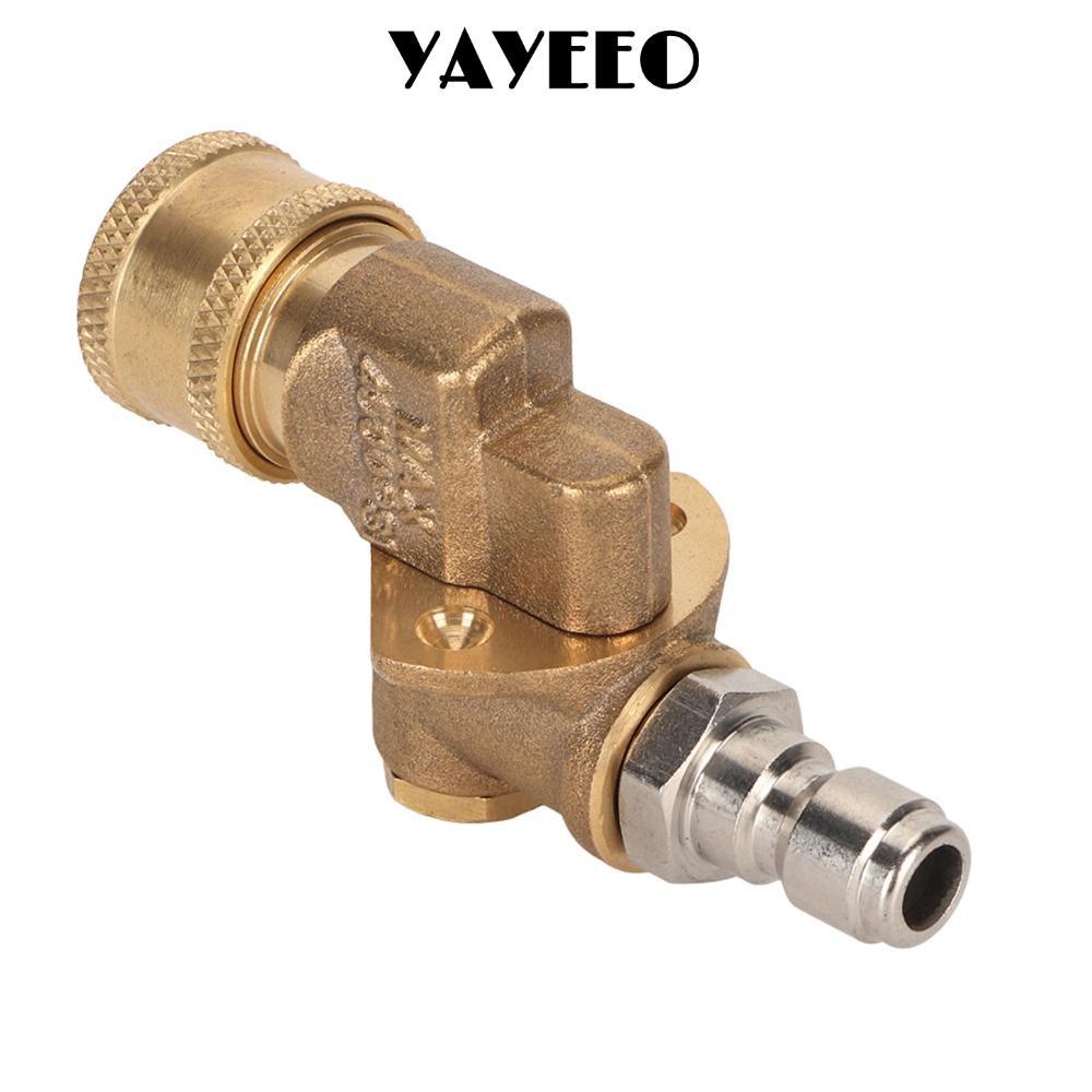 Khớp nối xoay máy rửa áp lực YAYEEO, 5 góc 180 độ 1 / 4 ” Kết nối nhanh Khớp nối xoay kết nối nhanh,