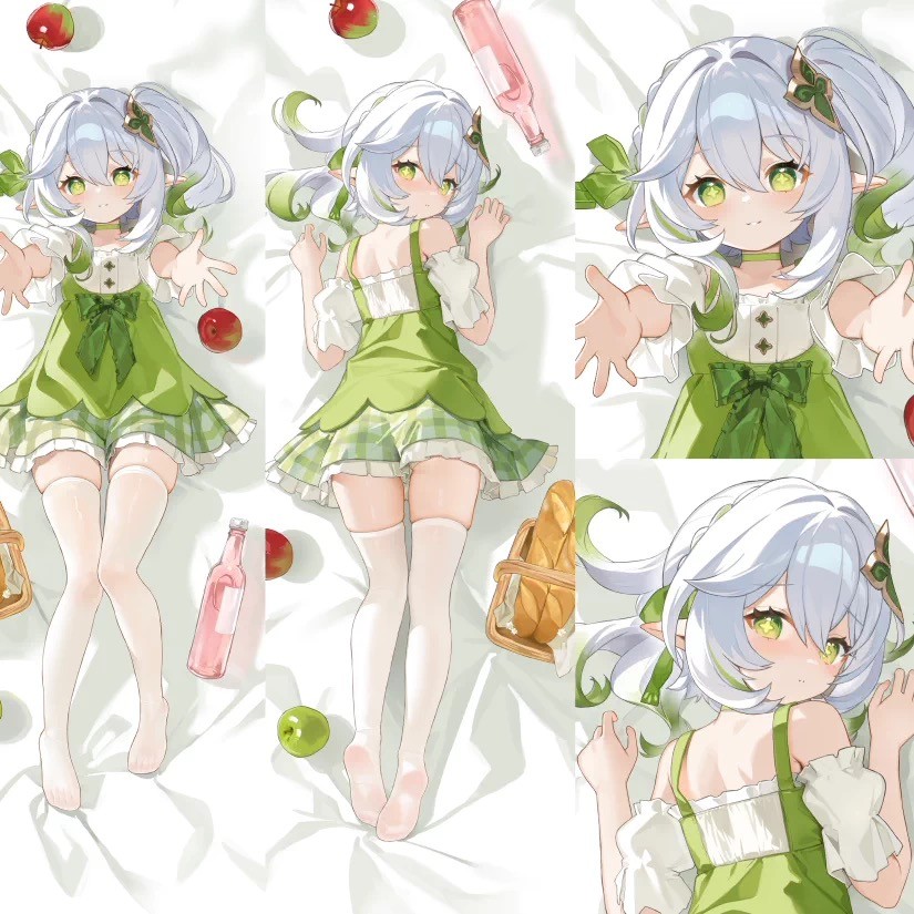 Genshin Tác Động Nahida Anime Game Shenhe Gối Cosplay Quà Tặng Ôm Mềm Thân Gối Anime Nhật Bản