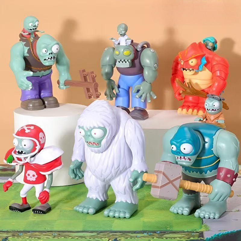 Cây mới vs. Đồ chơi Zombie cho trẻ em và bé trai Zhuluo Ji Dark Giant Zombie King Dr. Đồ chơi bóng b