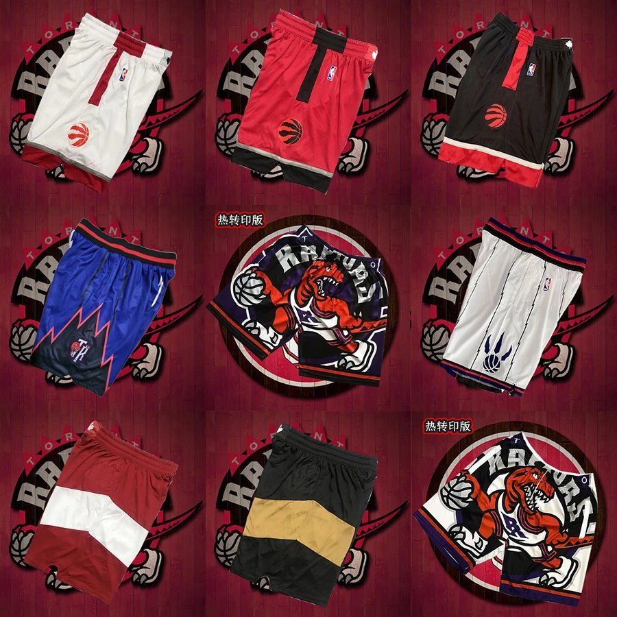 Raptors Leonard Loresia Cam Hot Press City Edition Retro Dragon Quần bóng rổ Quần short thể thao