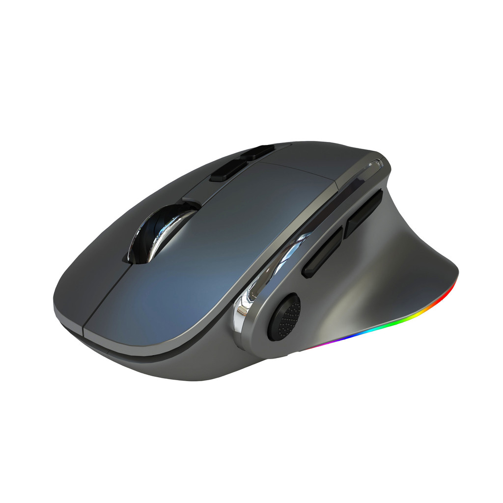 Chuột không dâyChuột dọc không dây/có dây hai chế độ Qiongshi H5 với đèn RGB dành cho văn phòng, chơ