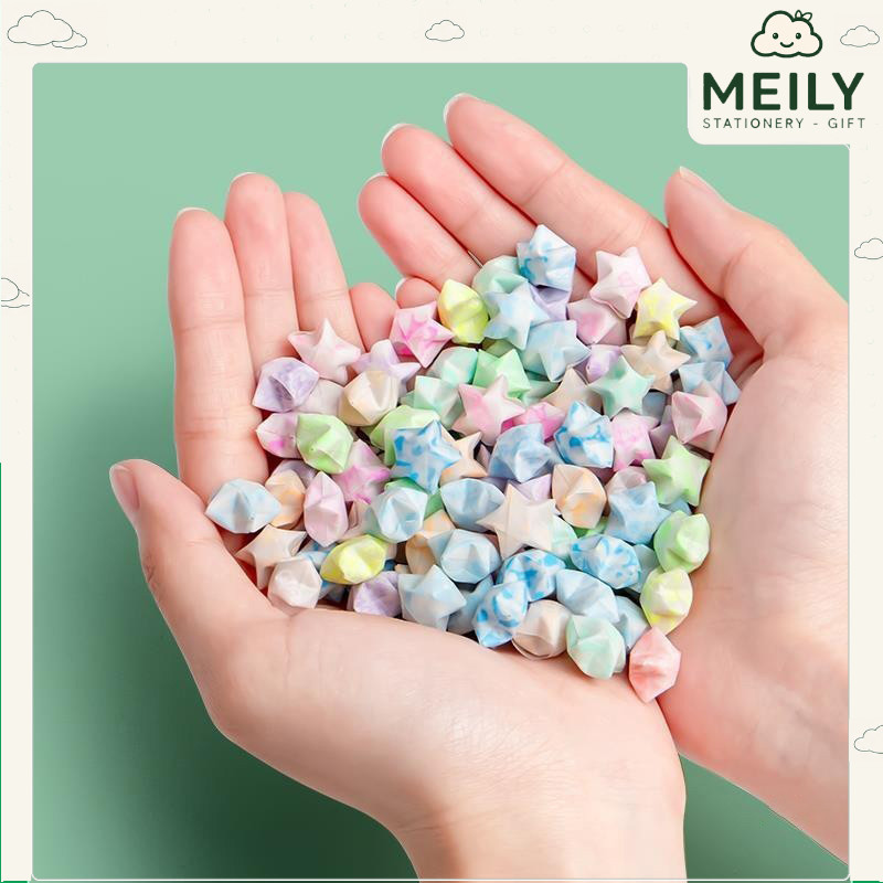 Set giấy gấp sao chữ love, (CẦN CHIẾU SÁNG )  hình hoa phát quang 210 tờ  Bộ giấy gấp DIY