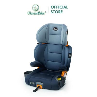 (MamanBébé chính hãng) Ghế ô tô Chicco KidFit Plus 2 trong 1 ISOFIX ClearTex - Màu ghi đá/Màu xanh biển/Màu đen satin