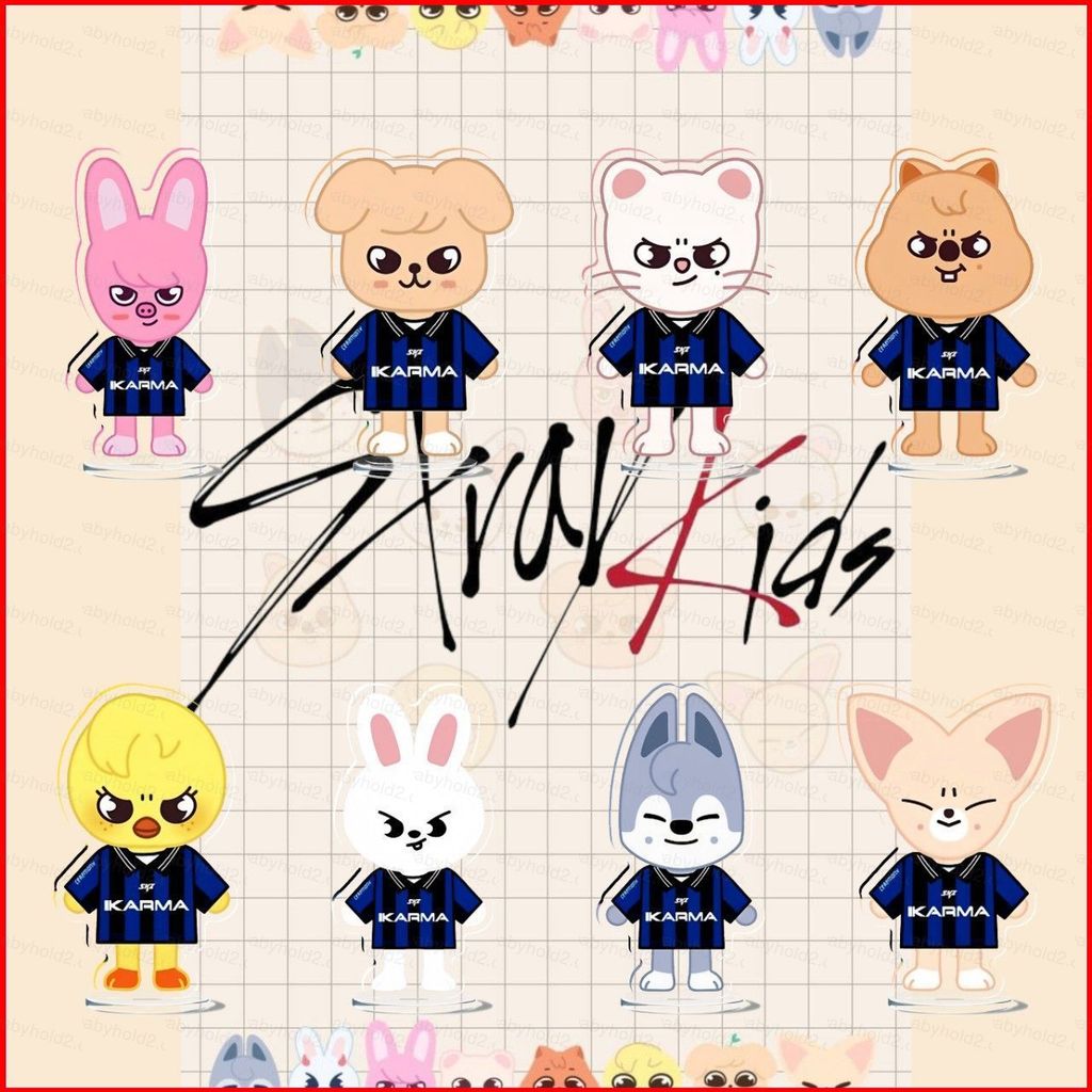 BH2 Stray Kids Tấm Đứng SKZOO Acrylic Tấm Đứng Ký Ngôi Sao Để Bàn Trang Trí HB2