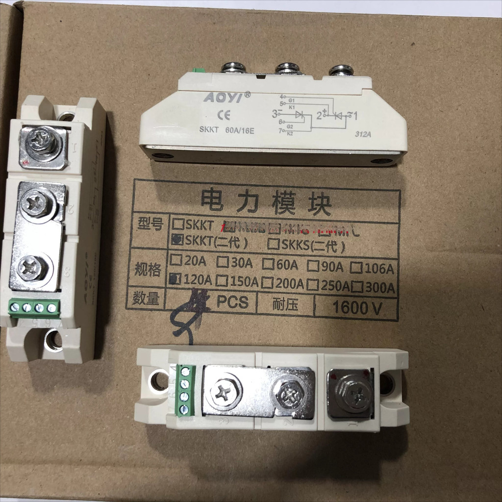 Mô-đun Silicon có thể điều khiển AOYI SKKT-20A / 16E SKKT-30A / 16E SKKT-60A / 16E SKKT-90A / 16E SK