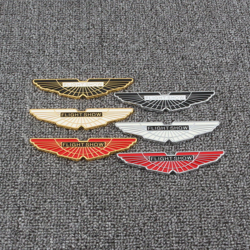 Thích hợp cho Aston Martin Aston Martin Logo xe hơi Kim loại sửa đổi Nhãn chuyến bay Nhãn trước Nhãn