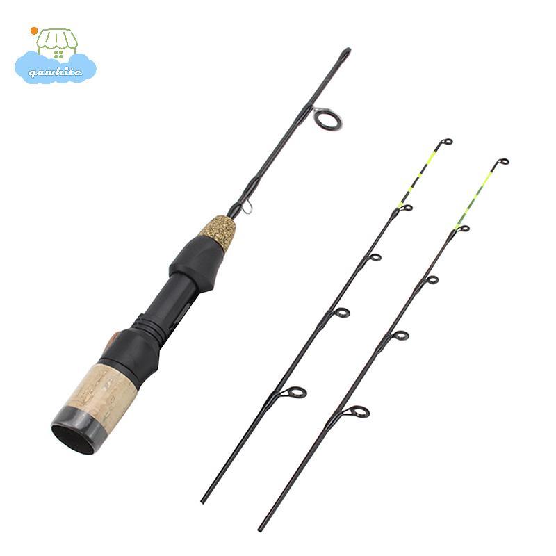 [LI] Cần câu 2 đầu 60cm Cần câu băng mùa đông Câu chuyện cực Carbon Cần câu đá [IE]