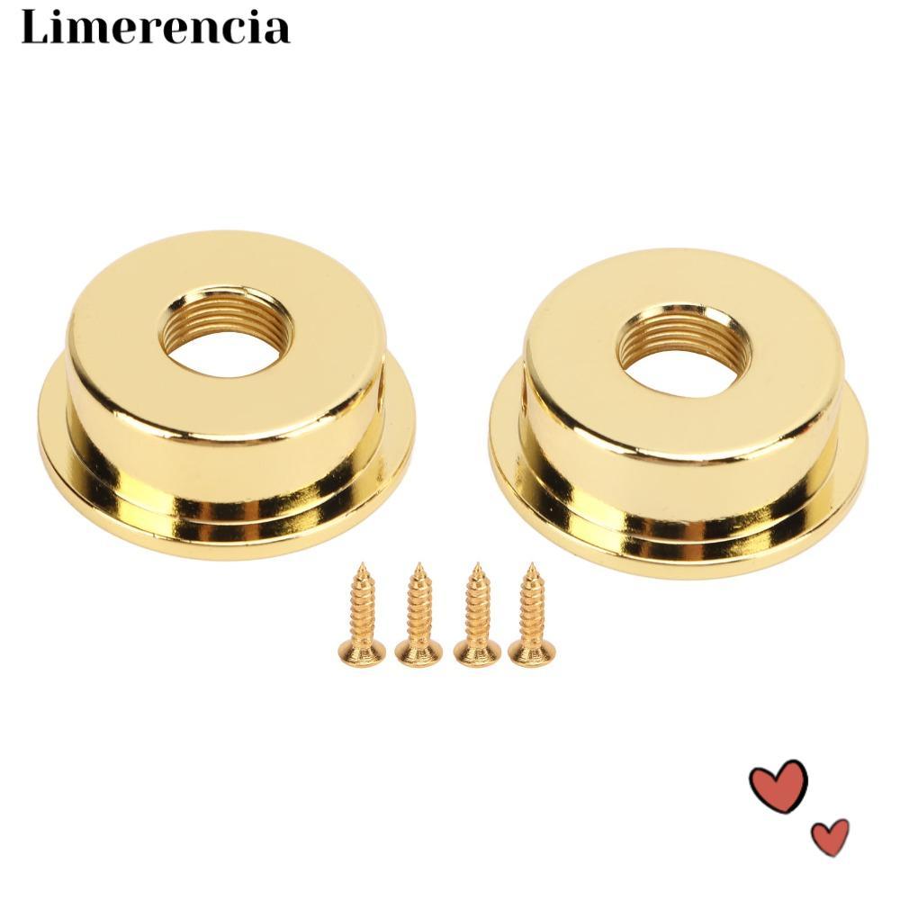 LIMERENCIA 2 Chiếc Đàn Guitar Điện Jack Cover, Vòng Kim Loại Điện Đàn Guitar Jack Đĩa, Chuyên Nghiệp