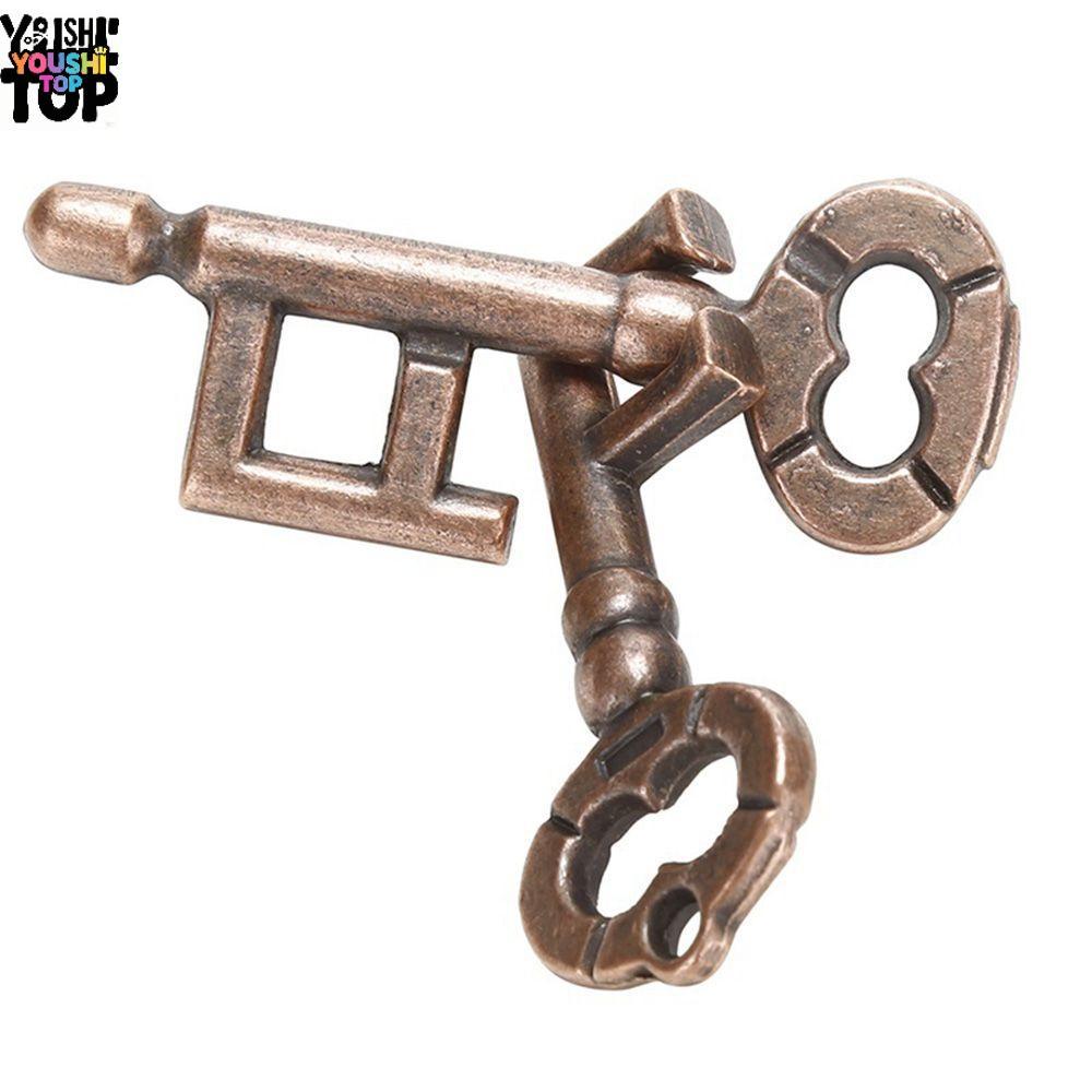 YOUSHI TOP Key Puzzle Alloy Kid IQ Test Brain Test